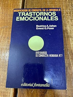 Seller image for Modificacion De Conducta de La Infancia. Tomo II. Trastornos Emocionales for sale by Trfico de Libros Lavapies