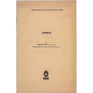 Seller image for Paninica. for sale by Books of Asia Ltd, trading as John Randall (BoA)