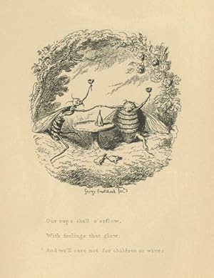 Image du vendeur pour The Bee and the Wasp. A Fable in Verse. With Designs and Etchings by George Cruikshank mis en vente par Brick Row Book Shop, ABAA