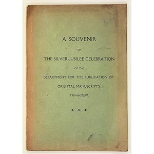 A Souvenir of the Silver Jubilee Celebration of the Department for the Publication of Oriental Ma...