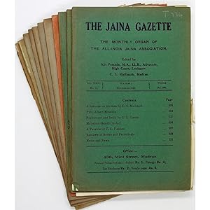 The Jaina Gazette. The monthly organ of the All-India Jaina Association. Vol.XXVI, Nos.11 and 12;...