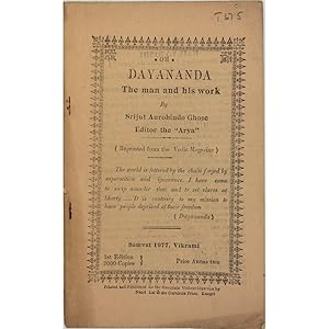 Dayananda. The man and his work.