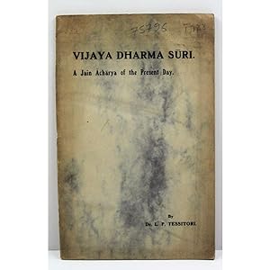 Vijaya Dharma Suri. A Jain Acharya of the Present Day.