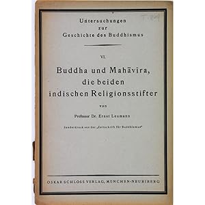Buddha und Mahavira, die beiden indischen religionsstifter.