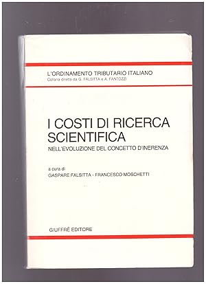 Immagine del venditore per I costi di ricerca scientifica nell'evoluzione del concetto d'inerenza venduto da librisaggi