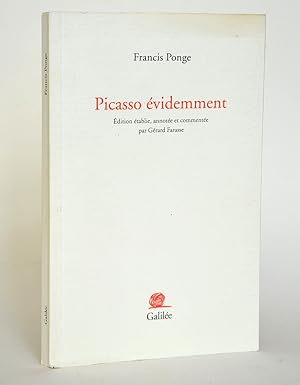 Bild des Verkufers fr Picasso videmment zum Verkauf von Librairie Raimbeau