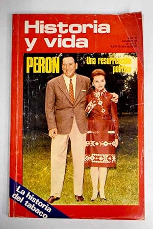 Immagine del venditore per Historia y Vida, n 68 NOVIEMBRE 1973:: Pern, una resurreccin poltica; La trayectoria de un lder; Europa y la evolucin del Rgimen espaol 1957-58; Ferrer Guardia y la pedagoga anarquista en Barcelona; Vida y aventuras del tabaco; Llivia, isla espaola en tierra francesa; Transfondo econmico de la guerra entre Pedro I y Enrique de Trastmara; Viajeros extranjeros en Espaa. El francs Arago ante los patriotas de 1808; vida privada de Mara Antonieta y Luis XVI; Noviembre de 1940. Ataque areo a Tarento; El nico amor del mariscal Ptain; Ptain y la batalla de Verdn; Retorno a una cuestin apasionante: la hegemona y decadencia de Espaa venduto da Alcan Libros