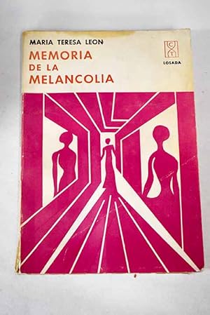 Seller image for Memoria de la melancola for sale by Alcan Libros