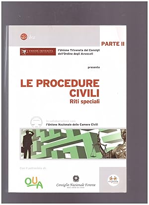 Imagen del vendedor de Le procedure civili Riti Speciali Parte II a la venta por librisaggi