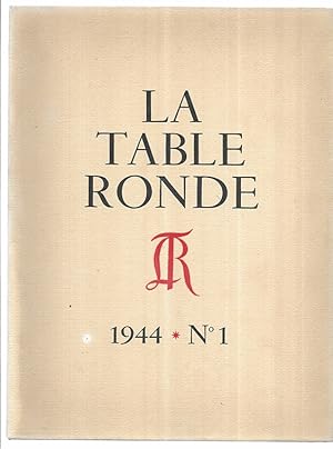 Table Ronde, La. 1944 Nº 1 EXEMPLAIRE H