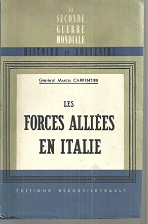 Imagen del vendedor de Les forces allies en Italie a la venta por Ammareal