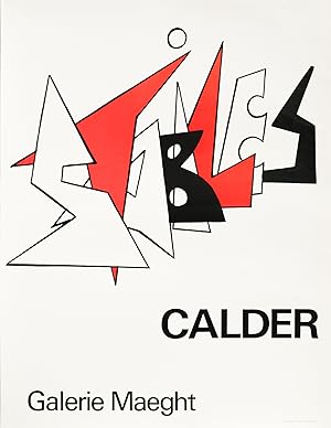 1974 French Exhibition poster - Stabiles Calder, Galerie Maeght