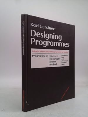 Immagine del venditore per Karl Gerstner: Designing Programmes venduto da ThriftBooksVintage