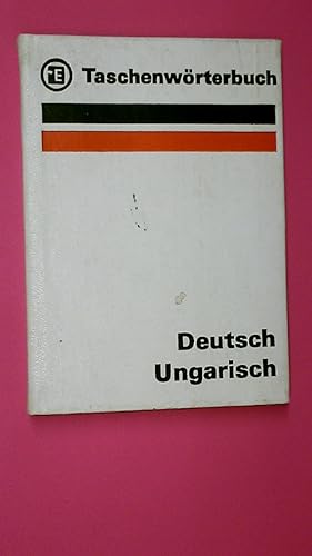 Bild des Verkufers fr TASCHENWRTERBUCH DEUTSCH-UNGARISCH. zum Verkauf von Butterfly Books GmbH & Co. KG