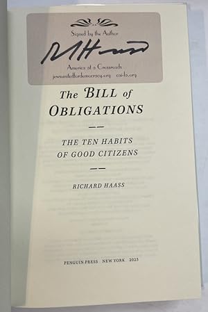 The Bill of Obligations: The Ten Habits of Good Citizens