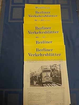 Imagen del vendedor de Berliner Verkehrsbltter. 38. Jahrgang 1991. Heft 1-12 (12 Hefte komplett) Informationsschrift des Arbeitskreises Berliner Nahverkehr. a la venta por Antiquariat BehnkeBuch