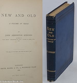 New and Old: a volume of verse