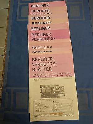 Imagen del vendedor de Berliner Verkehrsbltter. 30.Jahrgang 1983 komplett. Informationsschrift fr Freunde des Berliner Verkehrs. a la venta por Antiquariat BehnkeBuch