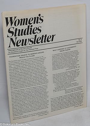 Women's Studies Newsletter, No. 5, Fall 1973