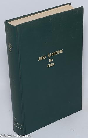 Seller image for Area Handbook for Cuba for sale by Bolerium Books Inc.