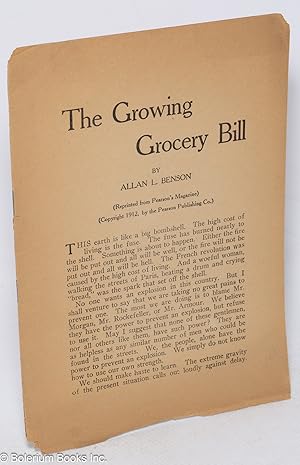 Image du vendeur pour The growing grocery bill mis en vente par Bolerium Books Inc.