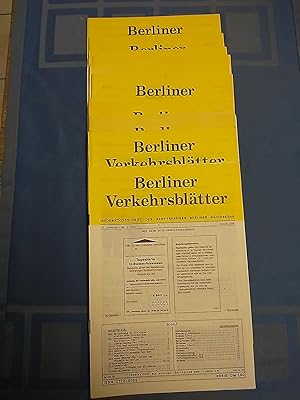 Imagen del vendedor de Berliner Verkehrsbltter. 31.Jahrgang 1984. Heft 1-12 (12 Hefte komplett). Informationsschrift fr Freunde des Berliner Verkehrs. a la venta por Antiquariat BehnkeBuch