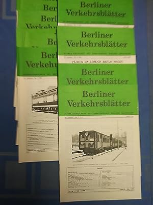 Imagen del vendedor de Berliner Verkehrsbltter. 33.Jahrgang 1986. Heft 1-12 (12 Hefte komplett). Informationsschrift fr Freunde des Berliner Verkehrs. a la venta por Antiquariat BehnkeBuch