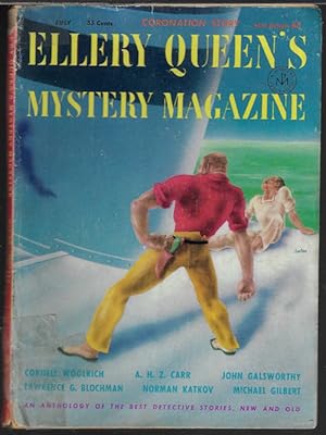 Immagine del venditore per ELLERY QUEEN'S Mystery Magazine: July 1953 venduto da Books from the Crypt