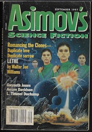 Bild des Verkufers fr ASIMOV'S Science Fiction: September, Sept. 1997 zum Verkauf von Books from the Crypt