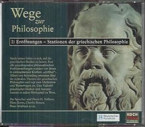 Bild des Verkufers fr Wege zur Philosophie 1 : Stationen der griechischen Philosophie, 2 CD's zum Verkauf von bcher-stapel