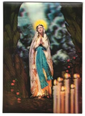Seller image for 3D-Ansichtskarte Our Lady of Lourdes for sale by Bartko-Reher