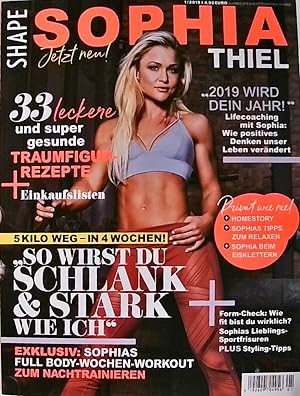 Shape SH Sophia Thiel 1/2019 "So wirst du Schlank & Stark"