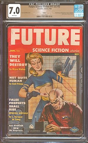 Future Science Fiction 1952 January, #11 7.0 CGC FN/VF White Pages, Yakima Pedigree.
