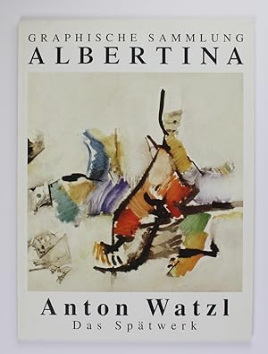 Imagen del vendedor de Anton Watzl - Das Sptwerk. Katalog zur Ausstellung der Graphischen Sammlung Albertina - Wien, 15. April bis 30. Mai 1999. a la venta por Buchkanzlei