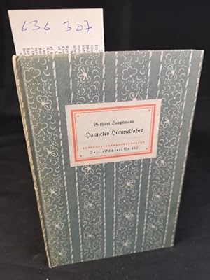 Bild des Verkufers fr Hanneles Himmelfahrt. Insel-Bcherei Nr. 180 [2]. 63. - 72. Tausend. zum Verkauf von ANTIQUARIAT Franke BRUDDENBOOKS