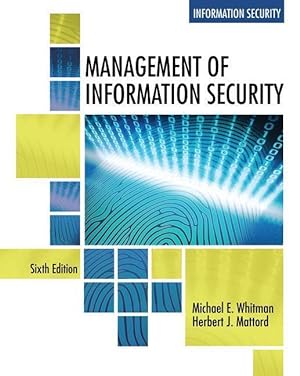 Bild des Verkufers fr Management of Information Security, Loose-Leaf Version zum Verkauf von moluna