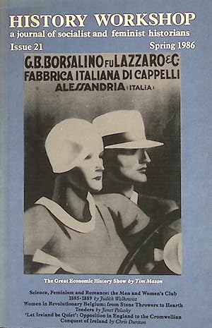 Imagen del vendedor de History Workshop. A Journal of Socialist and Feminist Historians. No 21. Spring 1986 a la venta por Barter Books Ltd