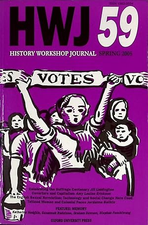 Imagen del vendedor de History Workshop Journal. No 59. Spring 2005 a la venta por Barter Books Ltd