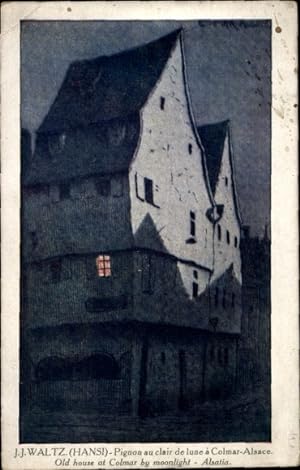 Künstler Ansichtskarte / Postkarte Waltz, Jean Jacques, Colmar, Altes Haus