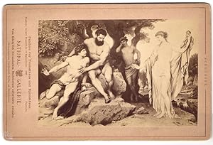 Fotografie Photographishe Gesellschaft, Berlin, Gemälde: Pandora vor Prometheus und Epimetheus, n...