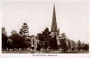 Ansichtskarte / Postkarte Ashbourne Derbyshire England, Alte Kirche