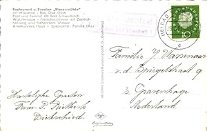 Landpoststempel (16) Dickschied Heidenrod im Taunus über Bad Schwalbach, 29.08.1961