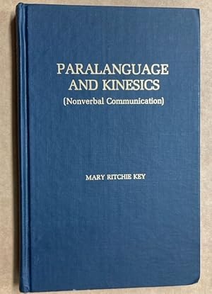 Bild des Verkufers fr Paralanguage and Kinesics. Nonverbal Communication. zum Verkauf von Plurabelle Books Ltd