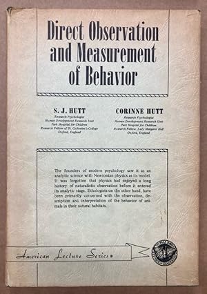Seller image for Direct Observation and Measurement of Behaviour. for sale by Plurabelle Books Ltd