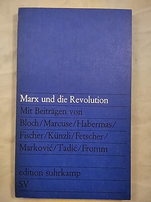 Bild des Verkufers fr Marx und die Revolution. zum Verkauf von KULTur-Antiquariat
