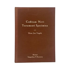 Seller image for Codicum Novi Testamenti Specimina for sale by Riveting Books