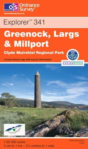 Bild des Verkufers fr Greenock, Largs and Millport: Clyde Muirshiel Regional Park: Sheet 341 (Explorer S.) zum Verkauf von WeBuyBooks