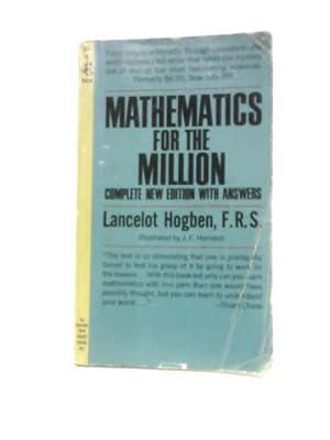 Image du vendeur pour Mathematics For The Million; (Pocket Books) mis en vente par World of Rare Books