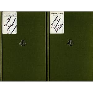 Bild des Verkufers fr Plutarch s Moralia XIII Part I, II in 2 Volumes 999 c-1032 F, 1033 A-1086 B zum Verkauf von avelibro OHG