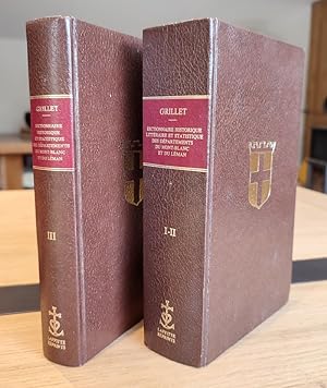 Dictionnaire historique, littéraire et statistique des Départements du Mont-Blanc et du Léman (3 ...